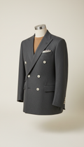 Blazer doppiopetto in lana sartoriale