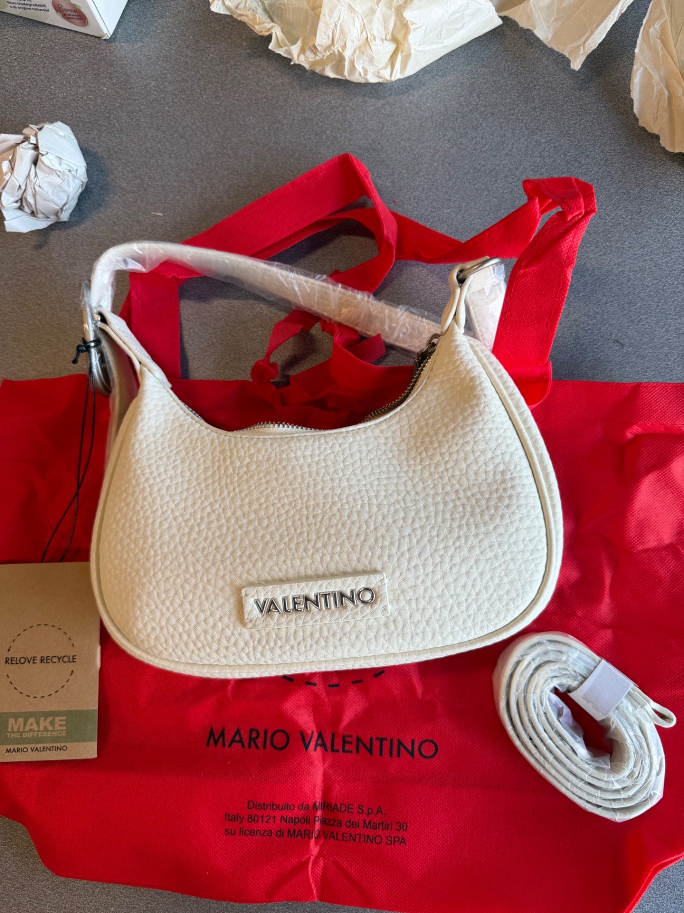 Hobo Mario Valentino — Bianco panna
