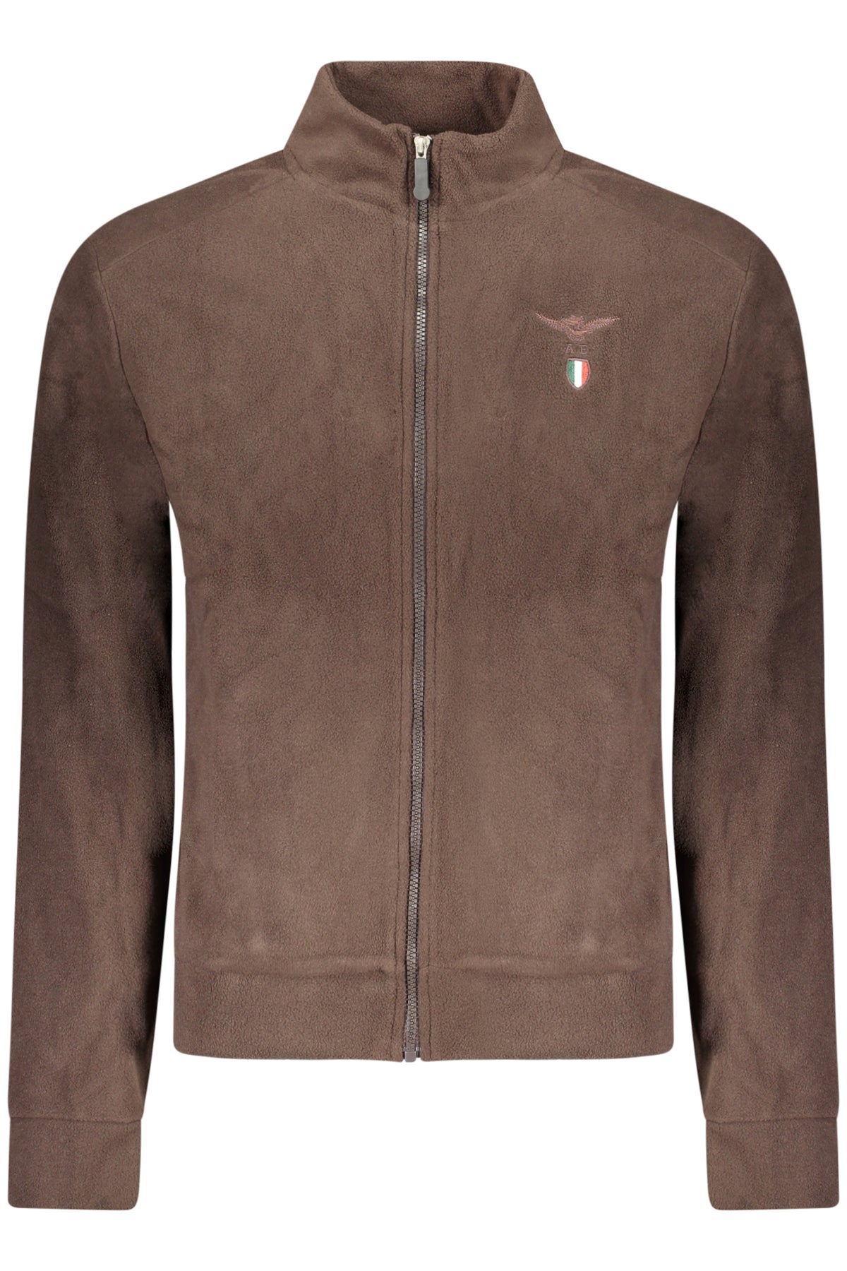 ACCADEMIA MILITARE FELPA CON ZIP UOMO MARRONE