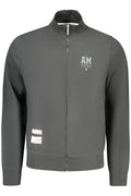 ACCADEMIA MILITARE FELPA CON ZIP UOMO NERO