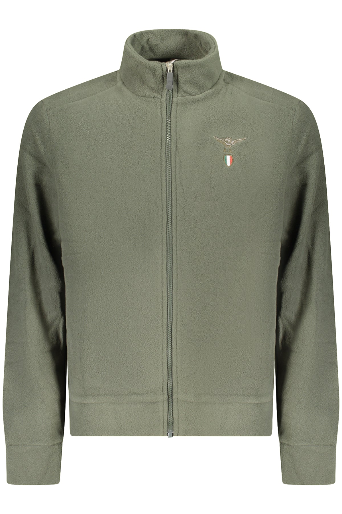 ACCADEMIA MILITARE FELPA CON ZIP UOMO VERDE