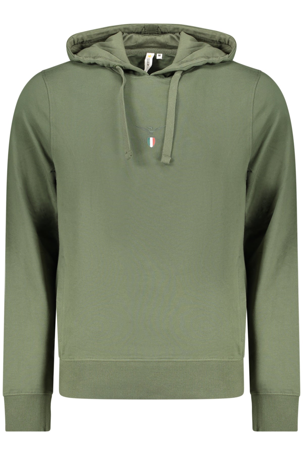 ACCADEMIA MILITARE FELPA SENZA ZIP UOMO VERDE