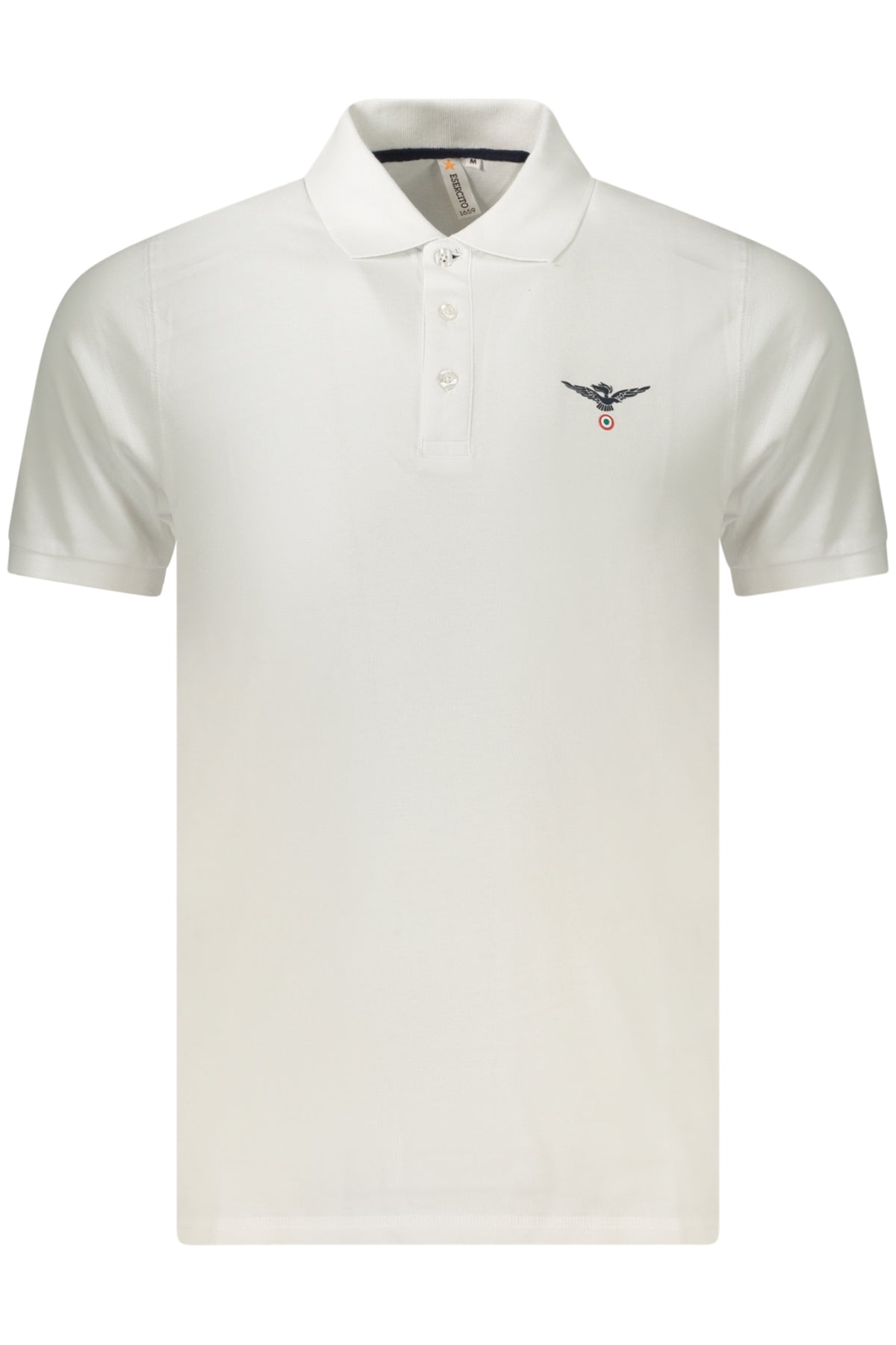 ACCADEMIA MILITARE POLO MANICHE CORTE UOMO BIANCO