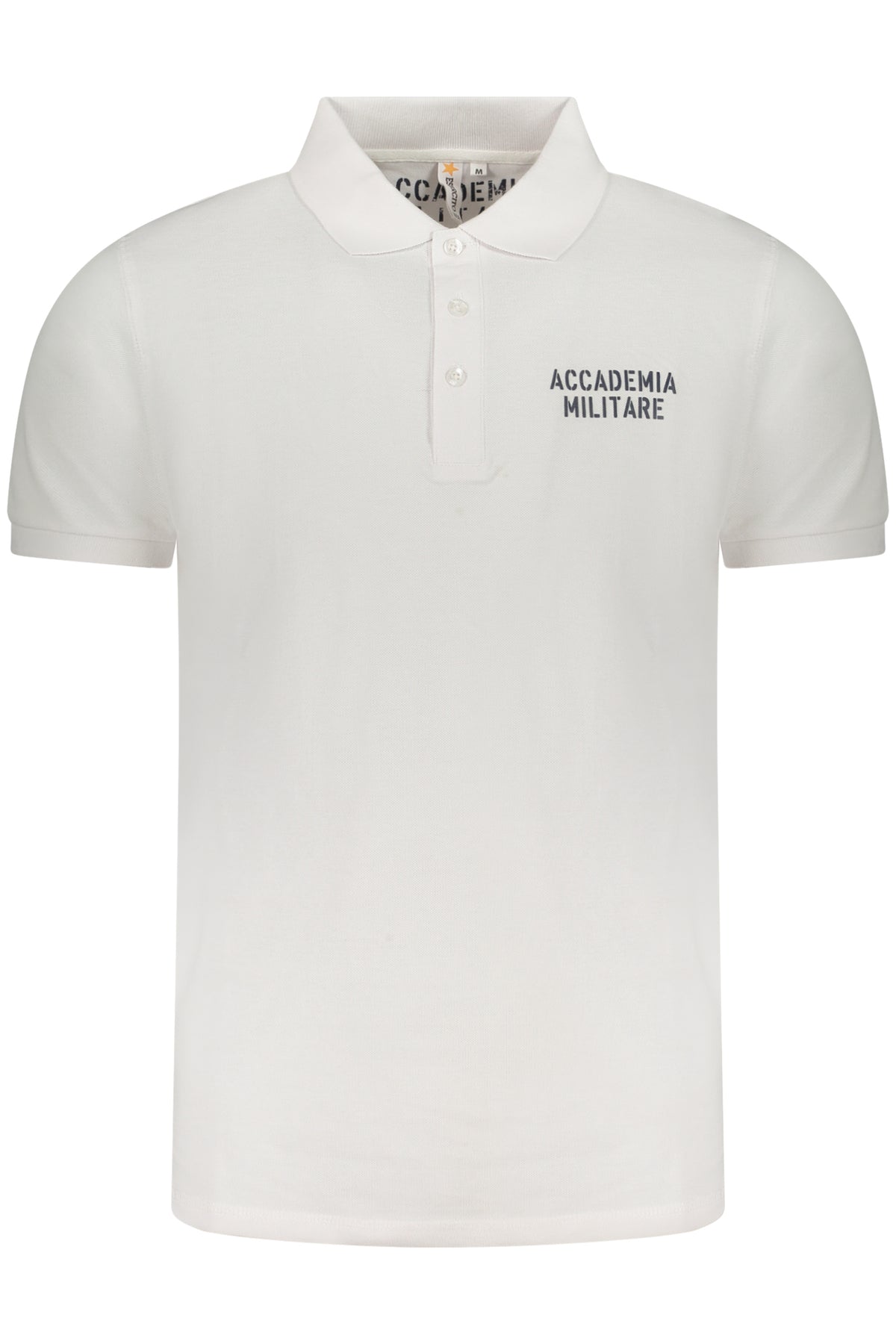 ACCADEMIA MILITARE POLO MANICHE CORTE UOMO BIANCO