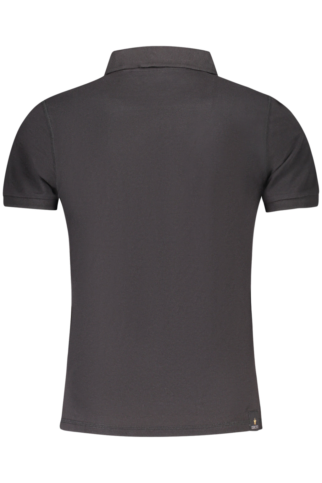 ACCADEMIA MILITARE POLO MANICHE CORTE UOMO NERO