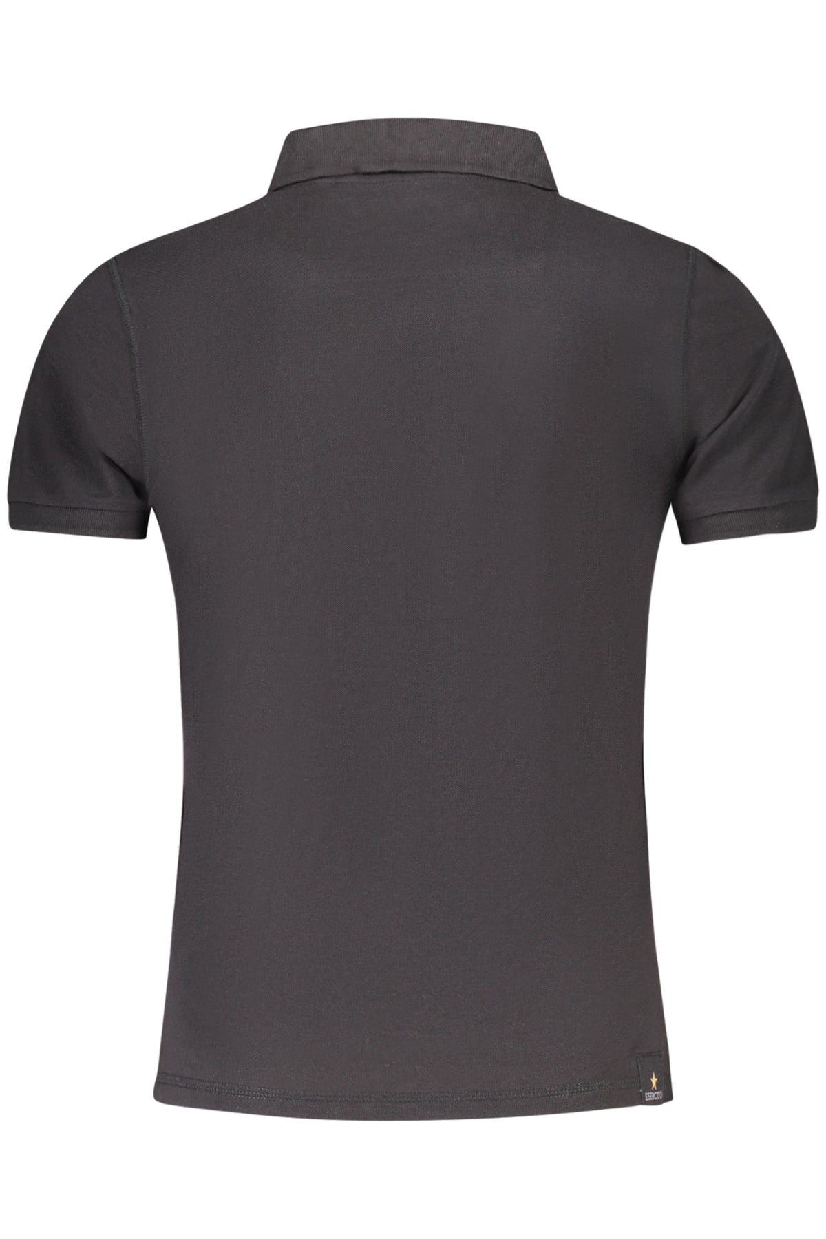 ACCADEMIA MILITARE POLO MANICHE CORTE UOMO NERO