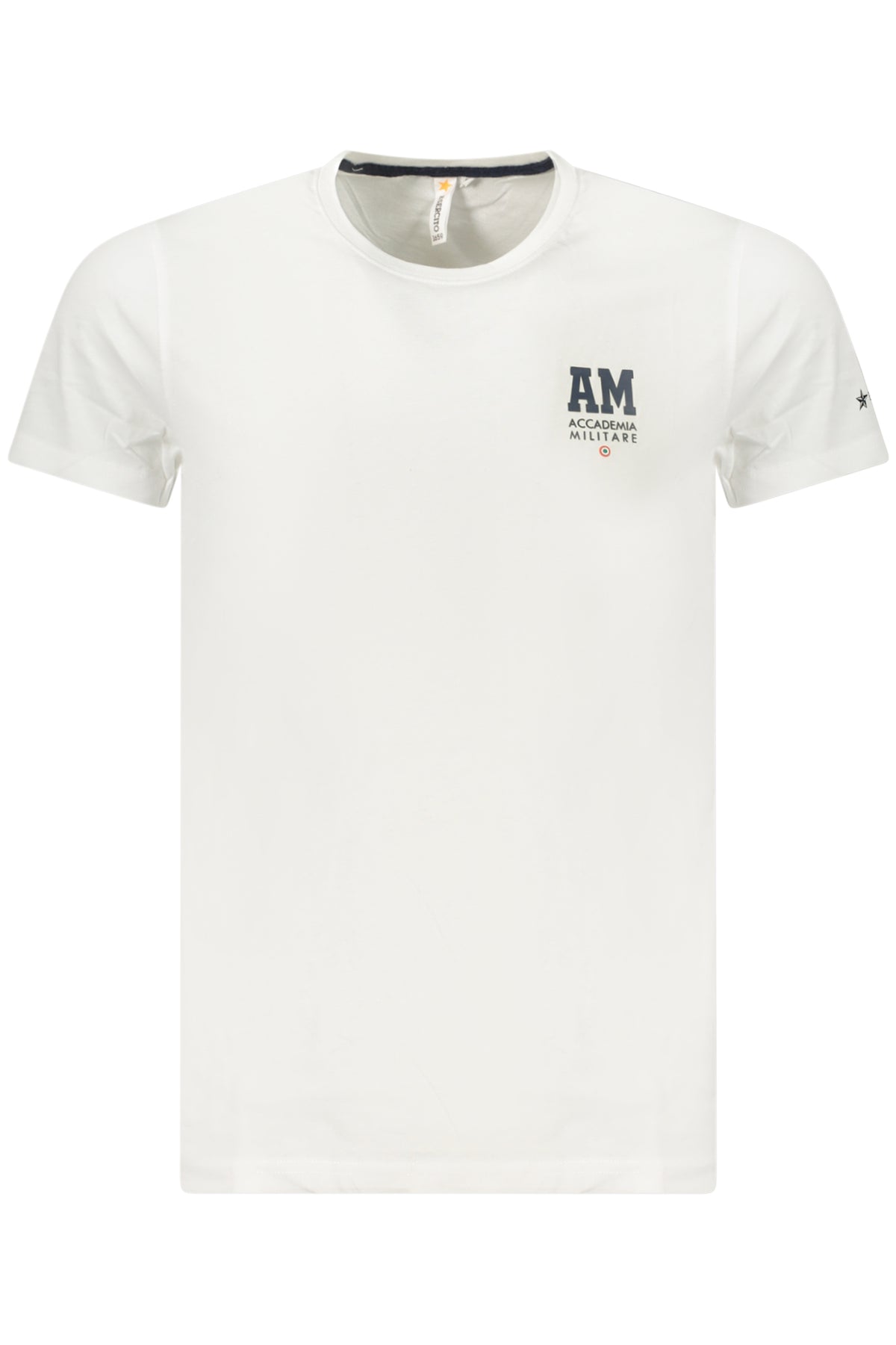 ACCADEMIA MILITARE T-SHIRT MANICHE CORTE UOMO BIANCO