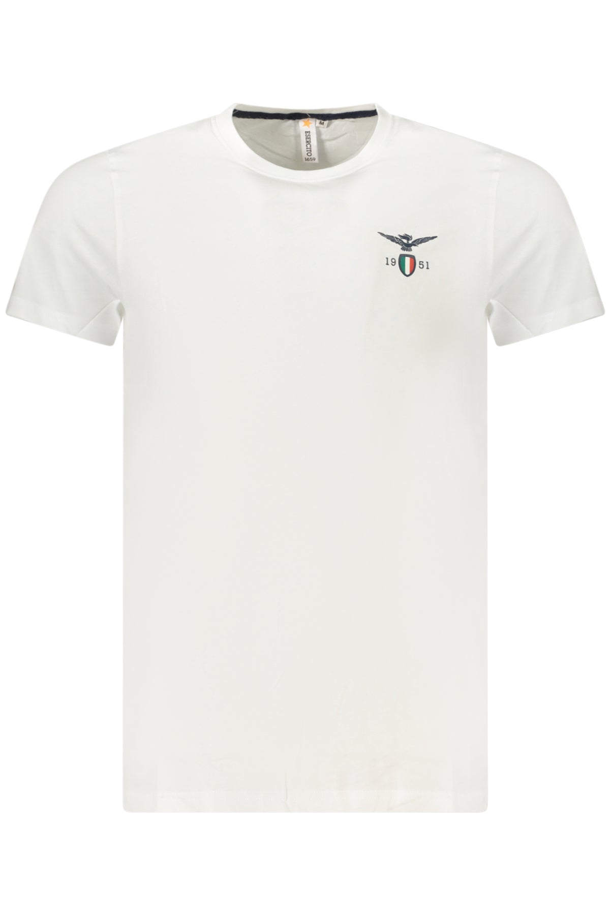 ACCADEMIA MILITARE T-SHIRT MANICHE CORTE UOMO BIANCO