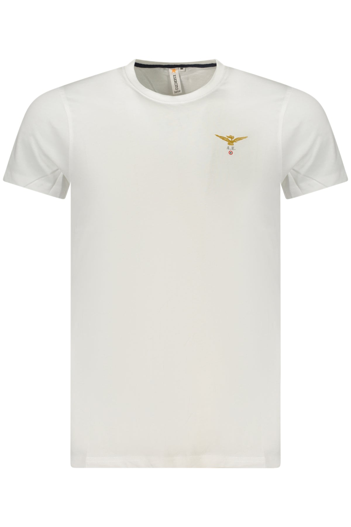 ACCADEMIA MILITARE T-SHIRT MANICHE CORTE UOMO BIANCO