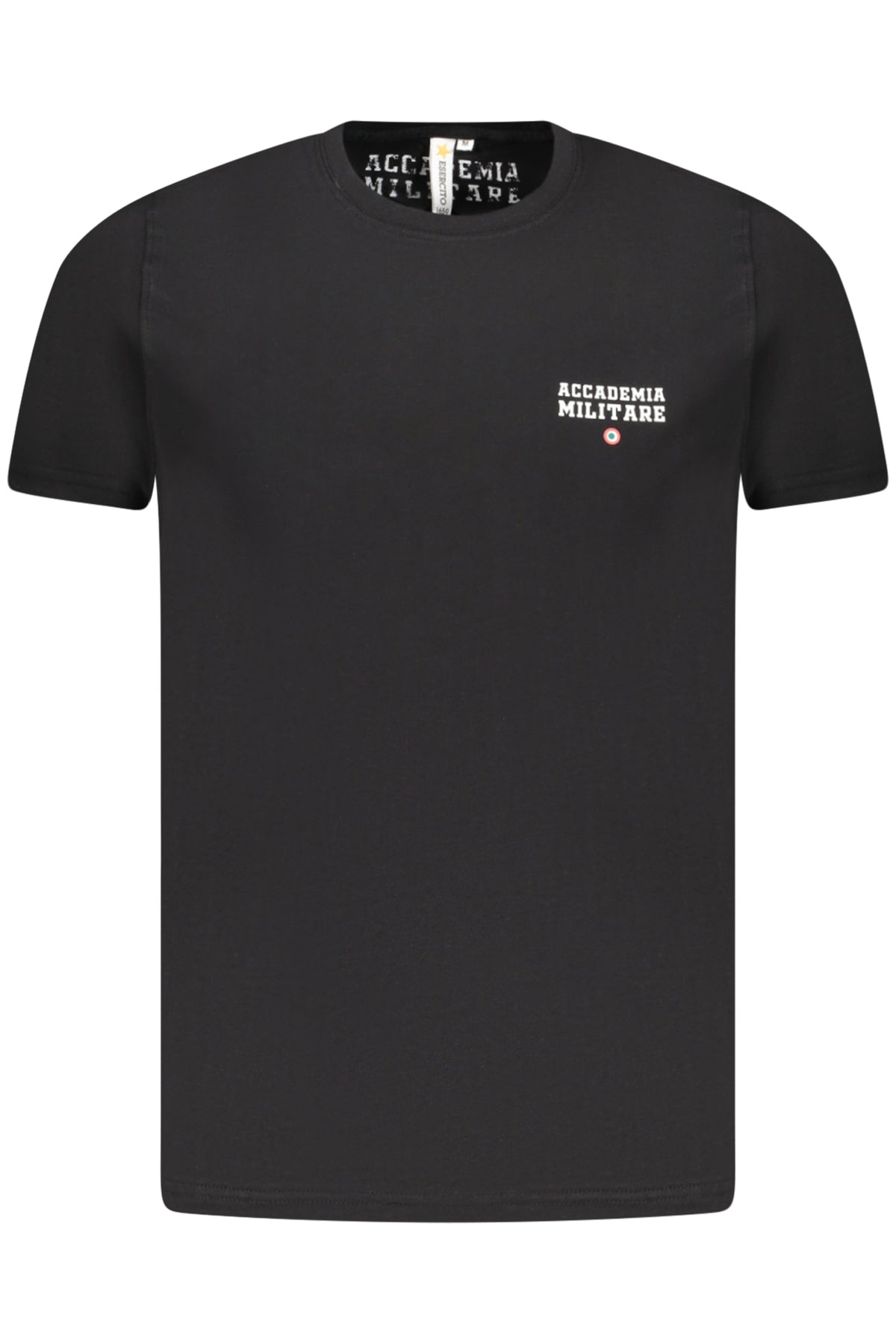 ACCADEMIA MILITARE T-SHIRT MANICHE CORTE UOMO NERO