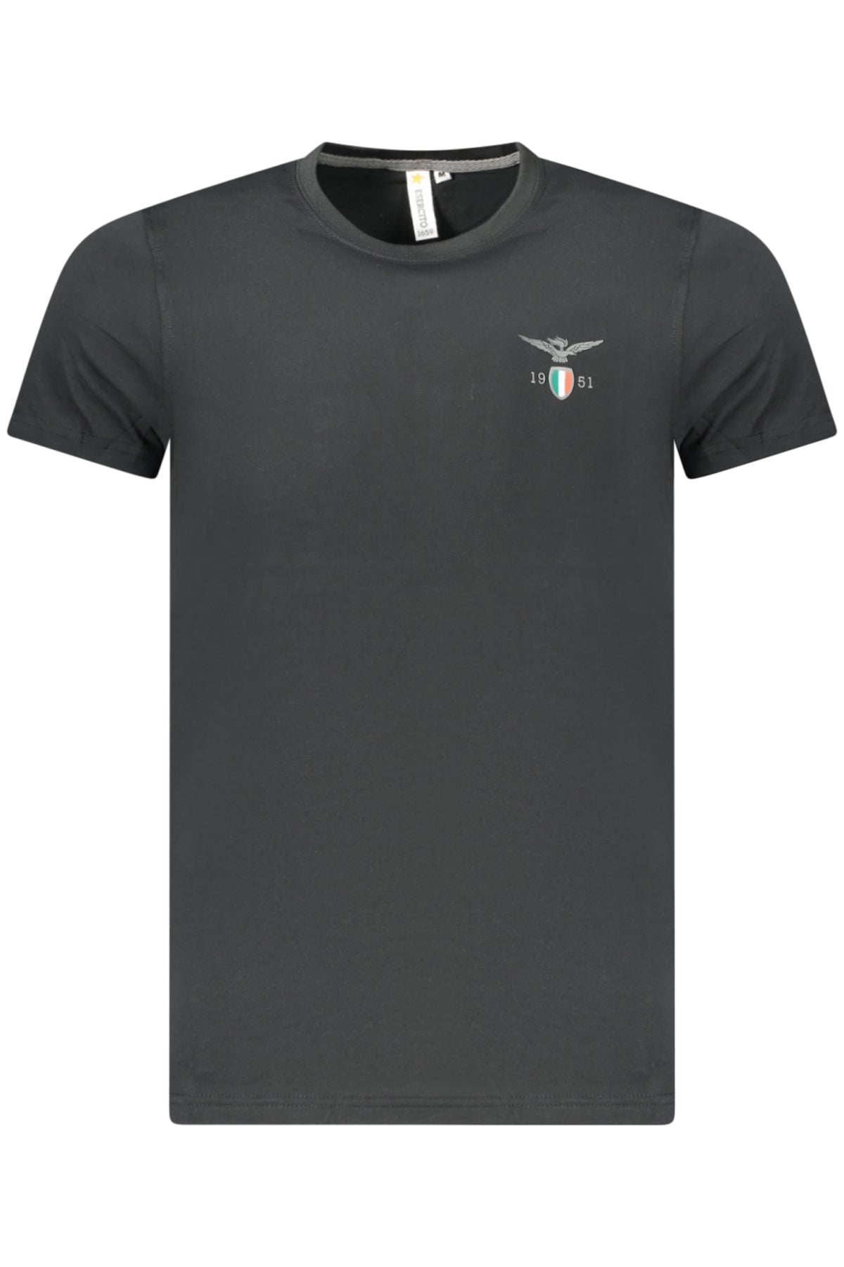 ACCADEMIA MILITARE T-SHIRT MANICHE CORTE UOMO NERO