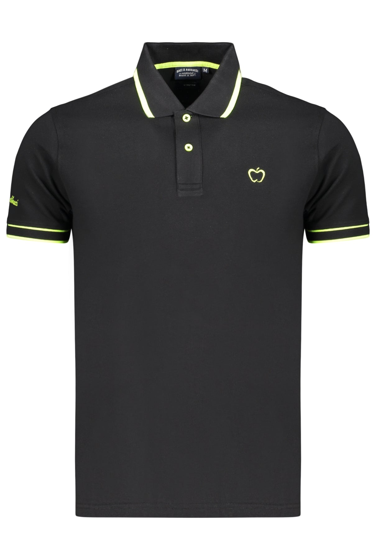 BACI&ABBRACCI POLO MANICHE CORTE UOMO NERO