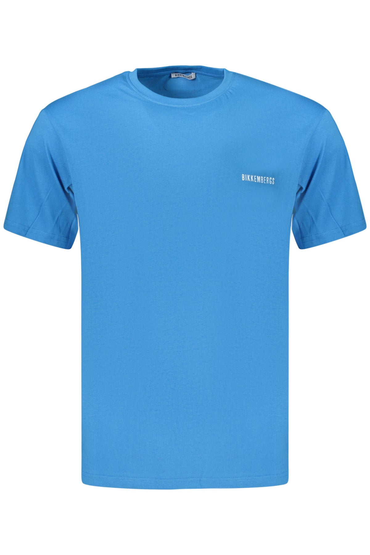 BIKKEMBERGS T-SHIRT MANICHE CORTE UOMO AZZURRO