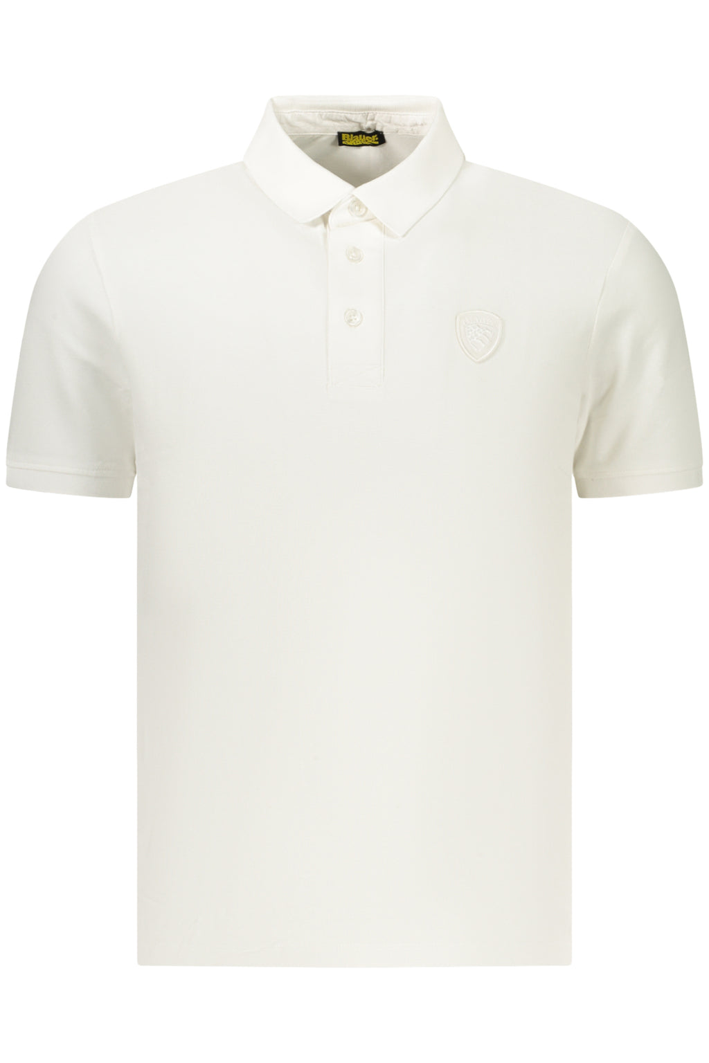 BLAUER APPAREL POLO MANICHE CORTE UOMO BIANCO