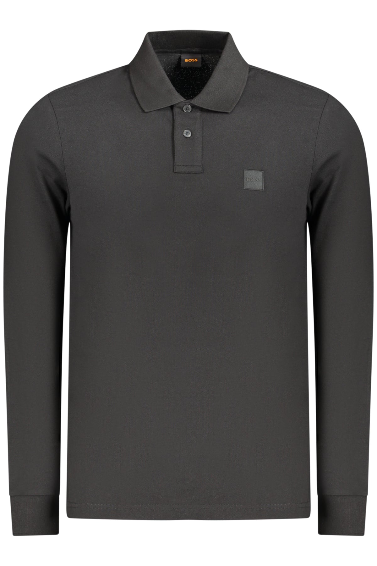 BOSS POLO MANICHE LUNGHE UOMO NERO