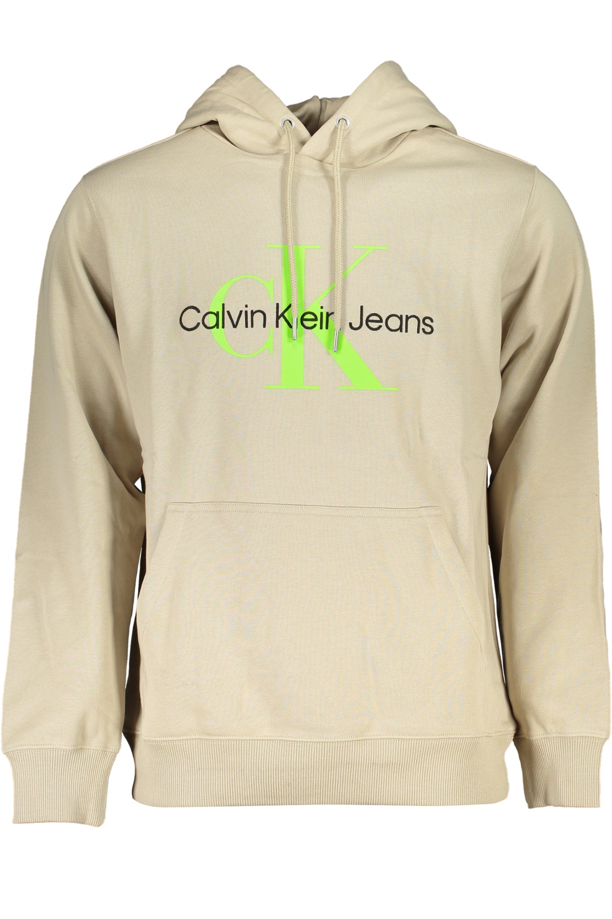 CALVIN KLEIN FELPA SENZA ZIP UOMO BEIGE