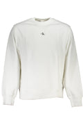 CALVIN KLEIN FELPA SENZA ZIP UOMO BIANCO