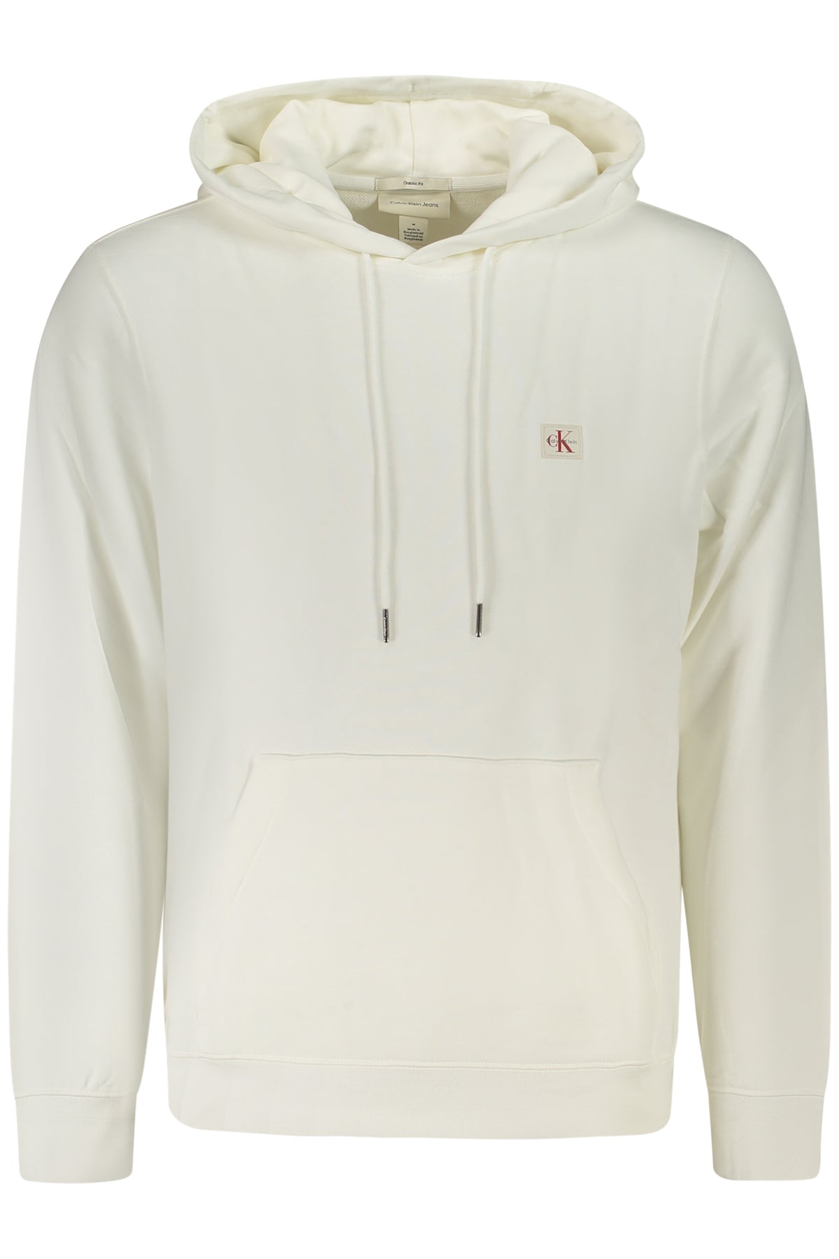 CALVIN KLEIN FELPA SENZA ZIP UOMO BIANCO