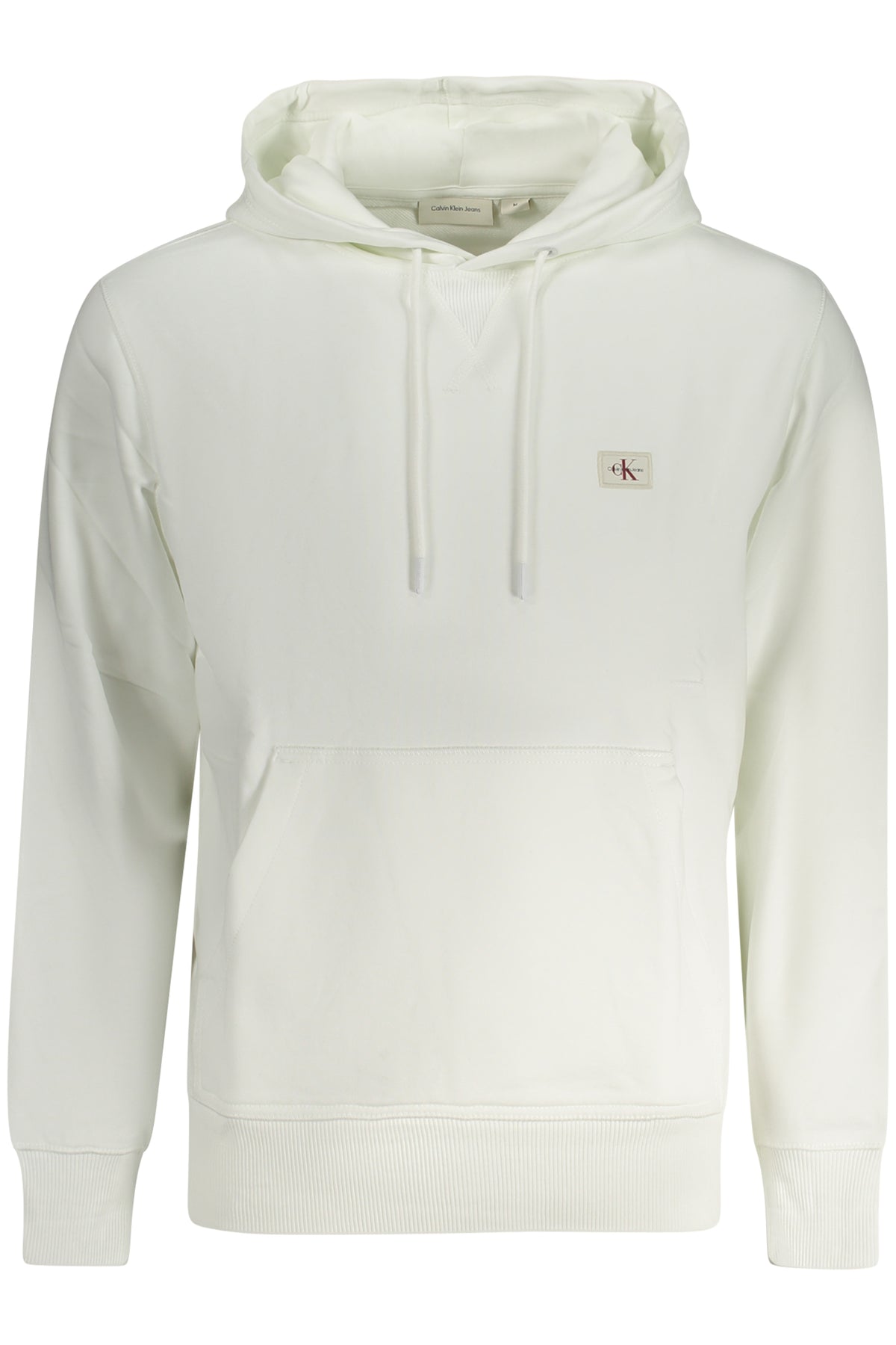 CALVIN KLEIN FELPA SENZA ZIP UOMO BIANCO