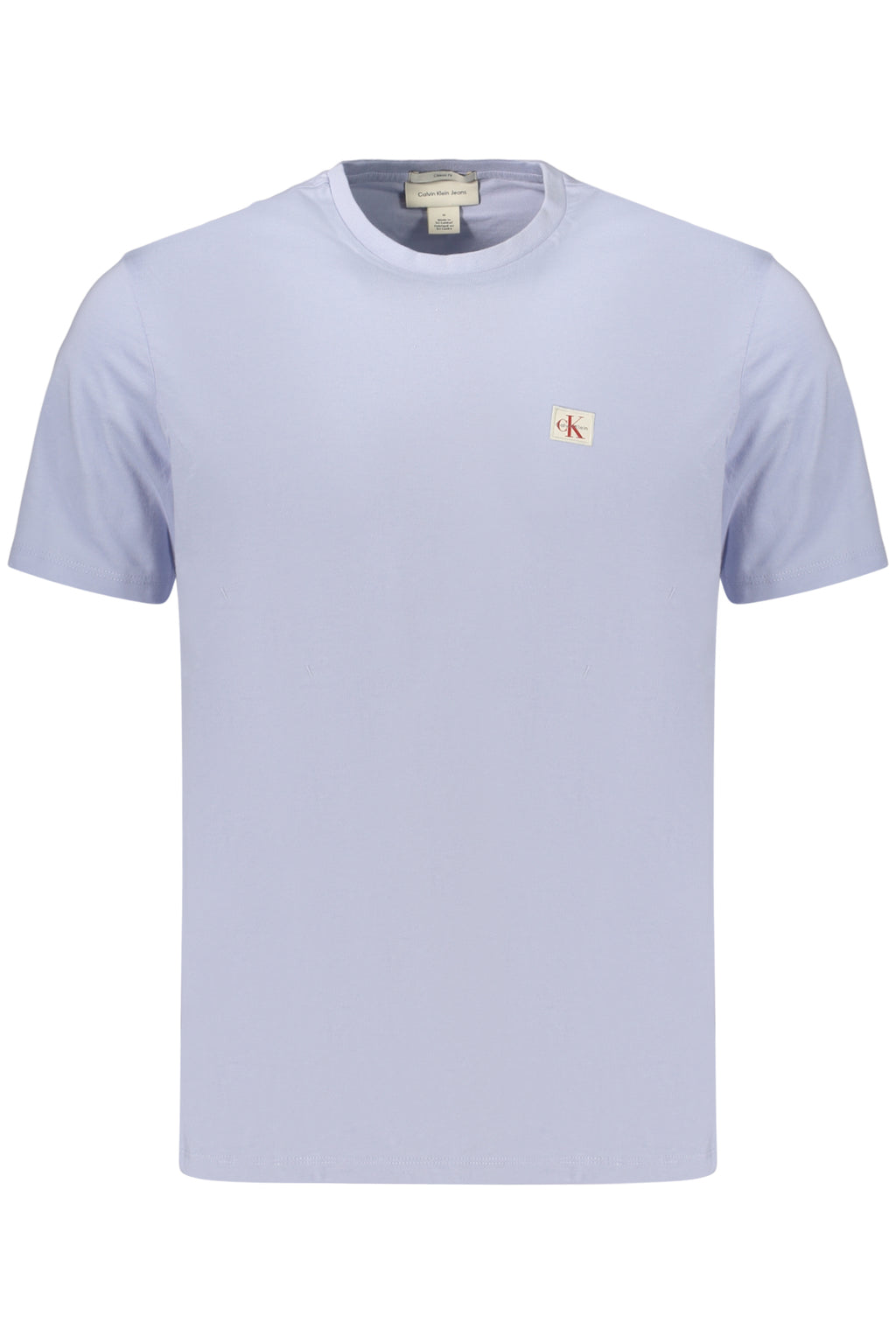 CALVIN KLEIN T-SHIRT MANICHE CORTE UOMO AZZURRO