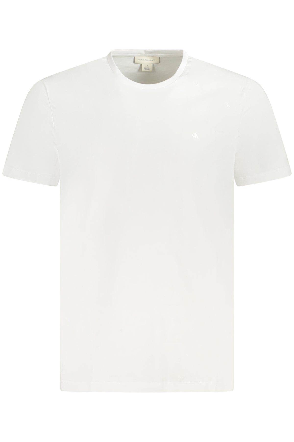 CALVIN KLEIN T-SHIRT MANICHE CORTE UOMO BIANCO