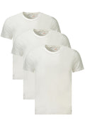 CALVIN KLEIN T-SHIRT MANICHE CORTE UOMO BIANCO