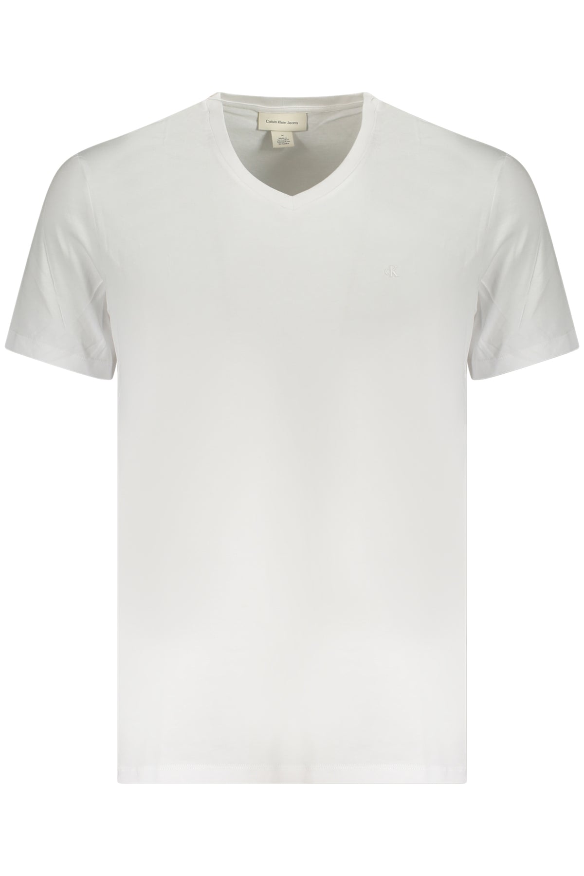 CALVIN KLEIN T-SHIRT MANICHE CORTE UOMO BIANCO