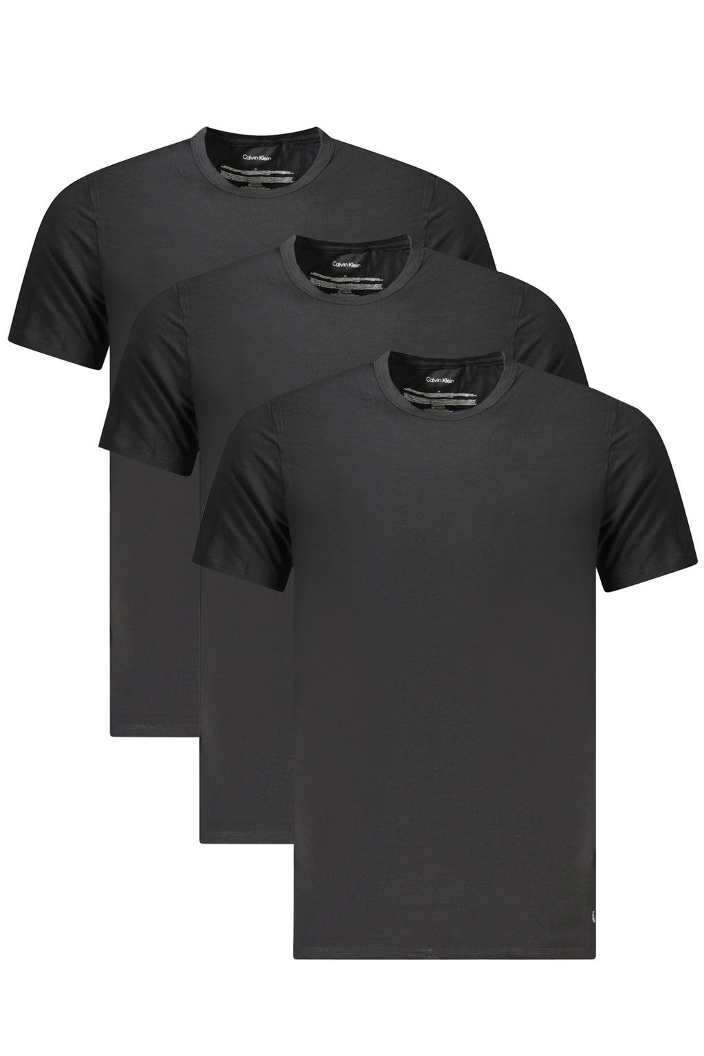 CALVIN KLEIN T-SHIRT MANICHE CORTE UOMO NERO