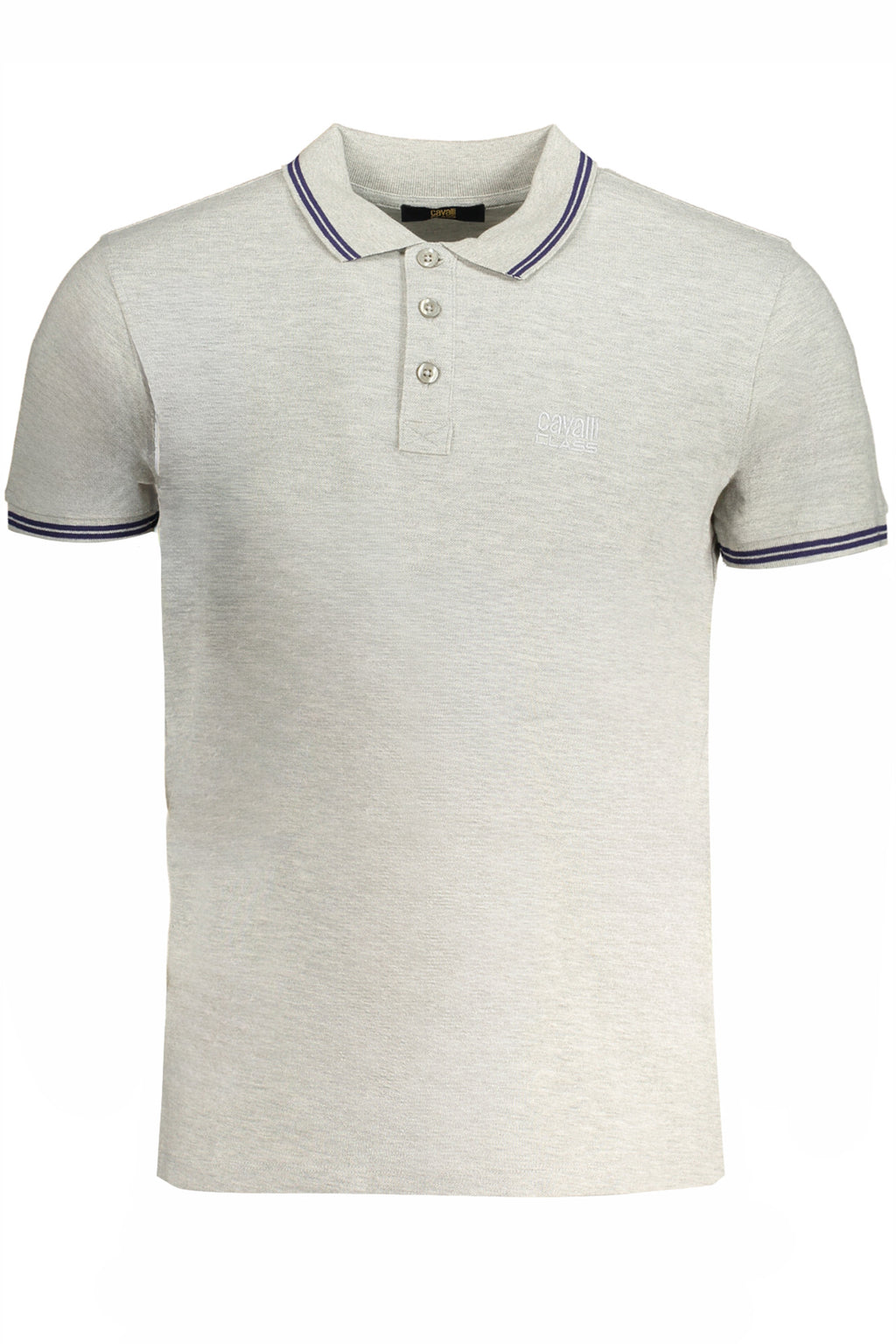 CAVALLI CLASS POLO MANICHE CORTE UOMO GRIGIO