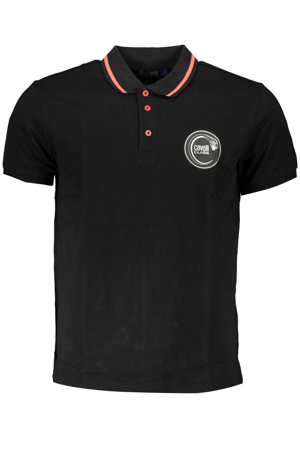 CAVALLI CLASS POLO MANICHE CORTE UOMO NERO