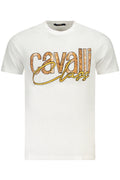 CAVALLI CLASS T-SHIRT MANICHE CORTE UOMO BIANCO