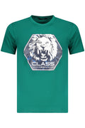 CAVALLI CLASS T-SHIRT MANICHE CORTE UOMO VERDE