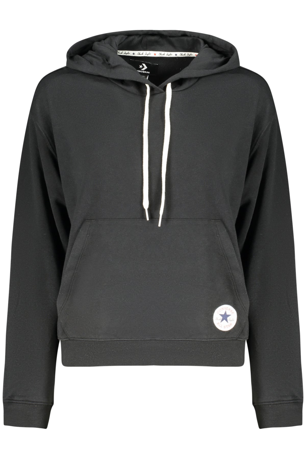 CONVERSE FELPA SENZA ZIP DONNA NERO