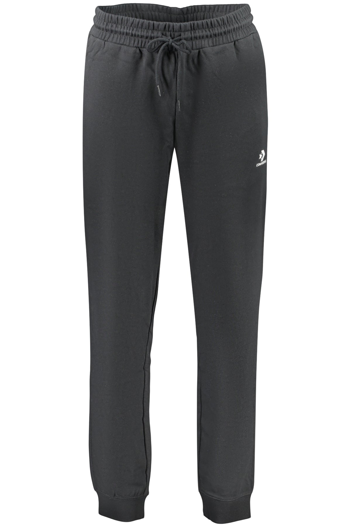 CONVERSE PANTALONE TUTA LUNGO UOMO NERO