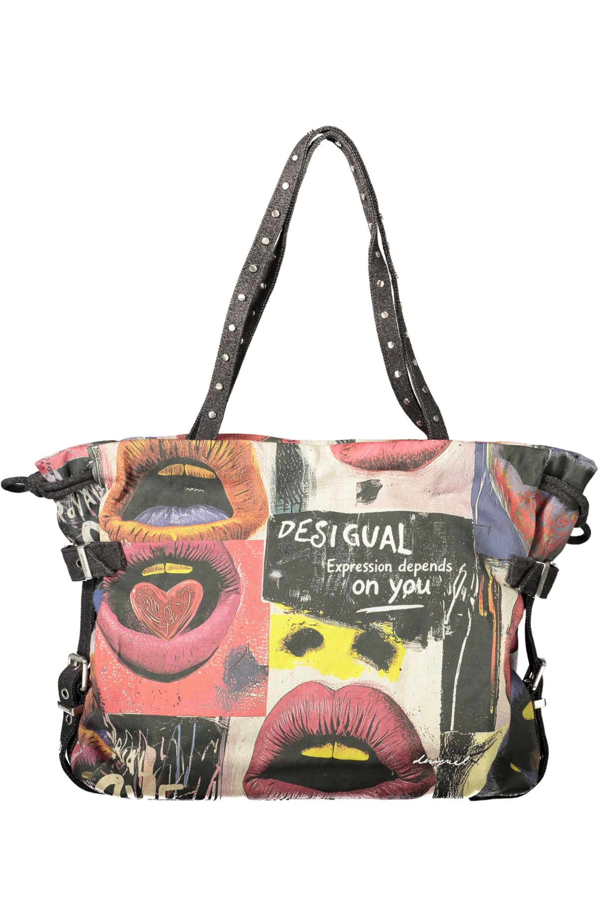 DESIGUAL BORSA DONNA NERO