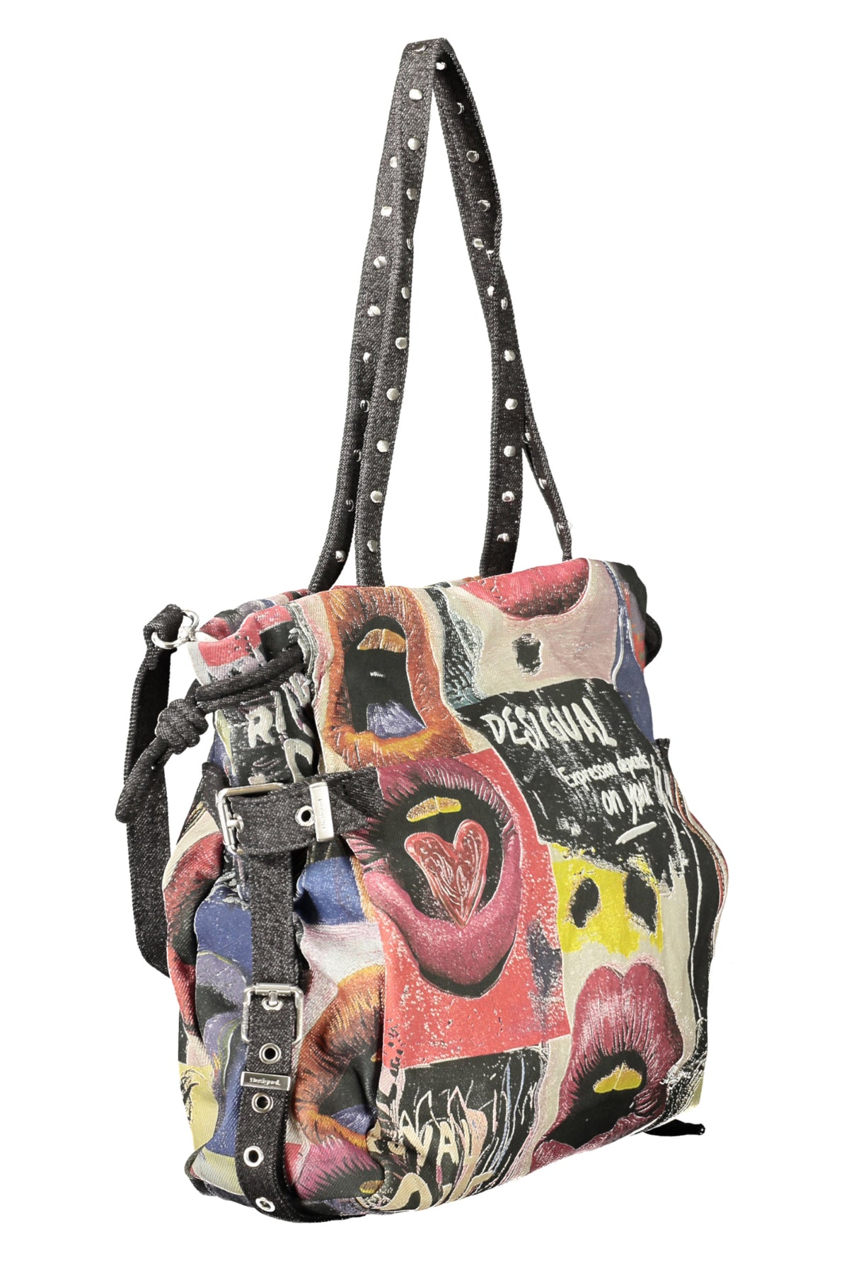 DESIGUAL BORSA DONNA NERO