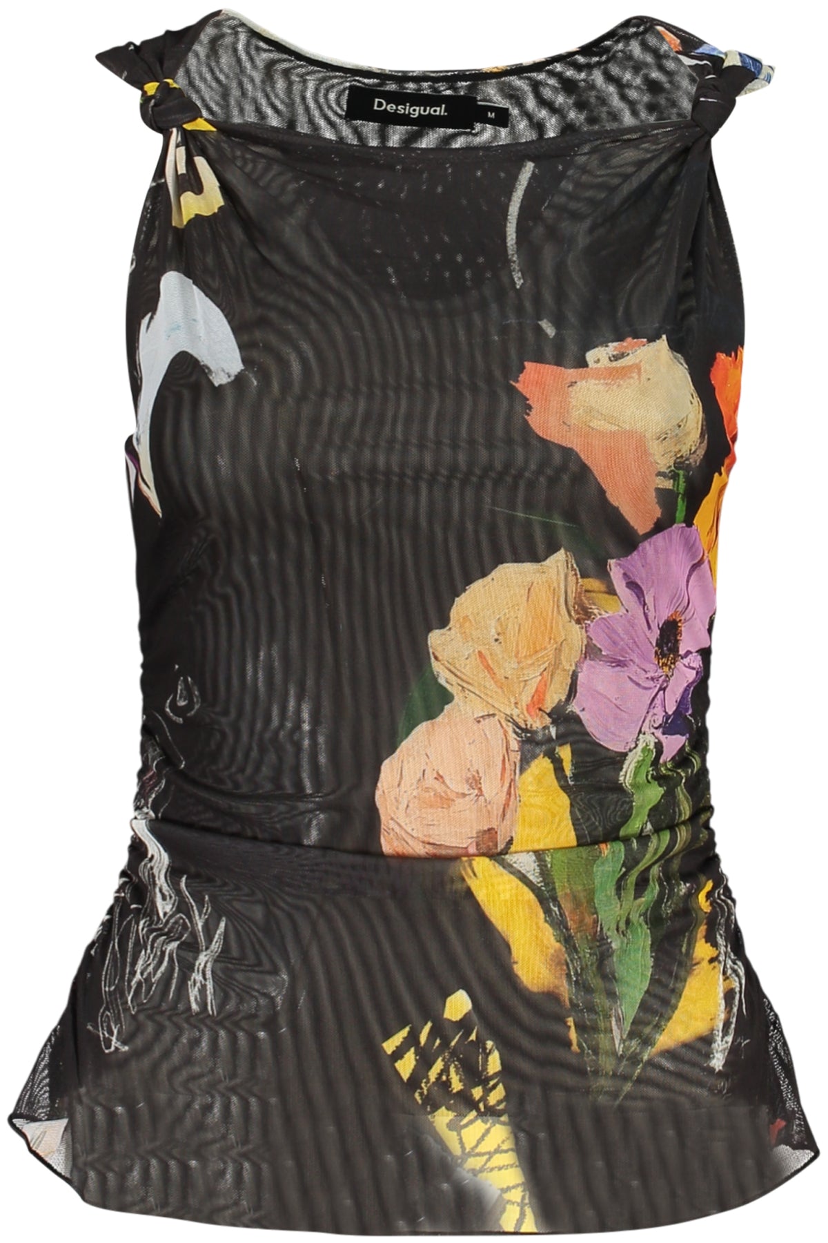 DESIGUAL CANOTTA DONNA NERO