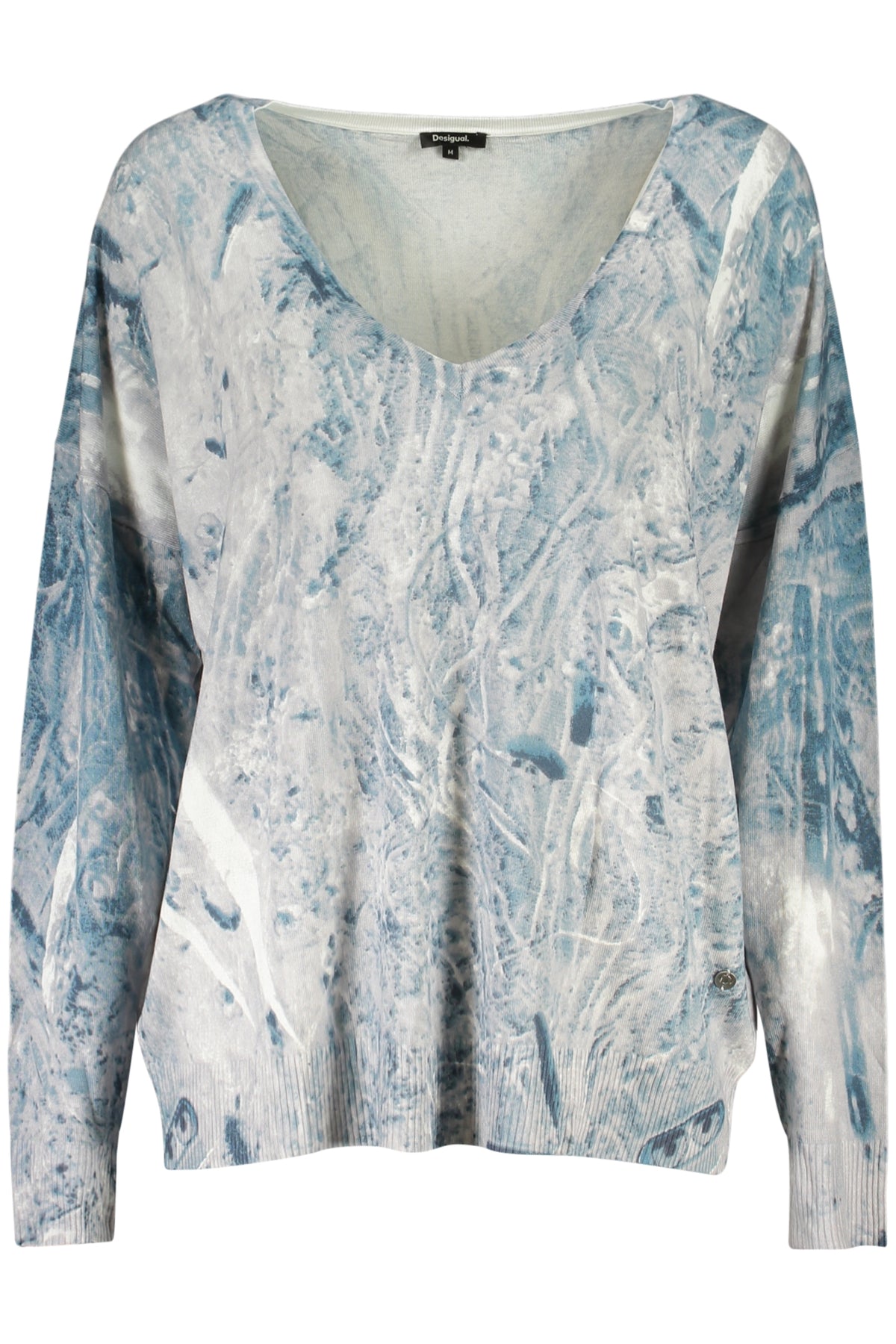 DESIGUAL MAGLIA DONNA AZZURRO