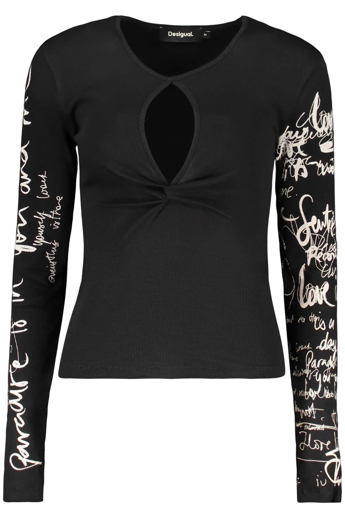 DESIGUAL MAGLIA DONNA NERO