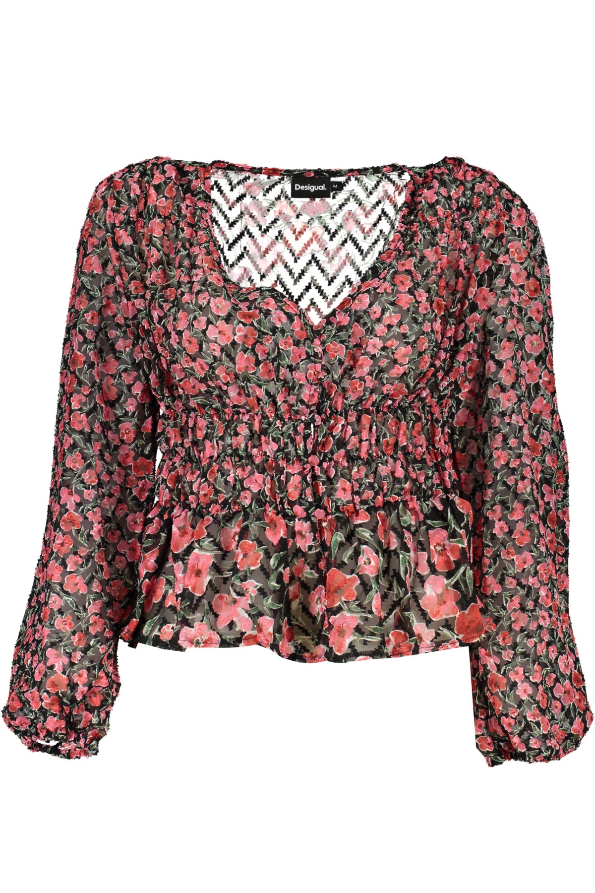 DESIGUAL MAGLIA DONNA ROSA