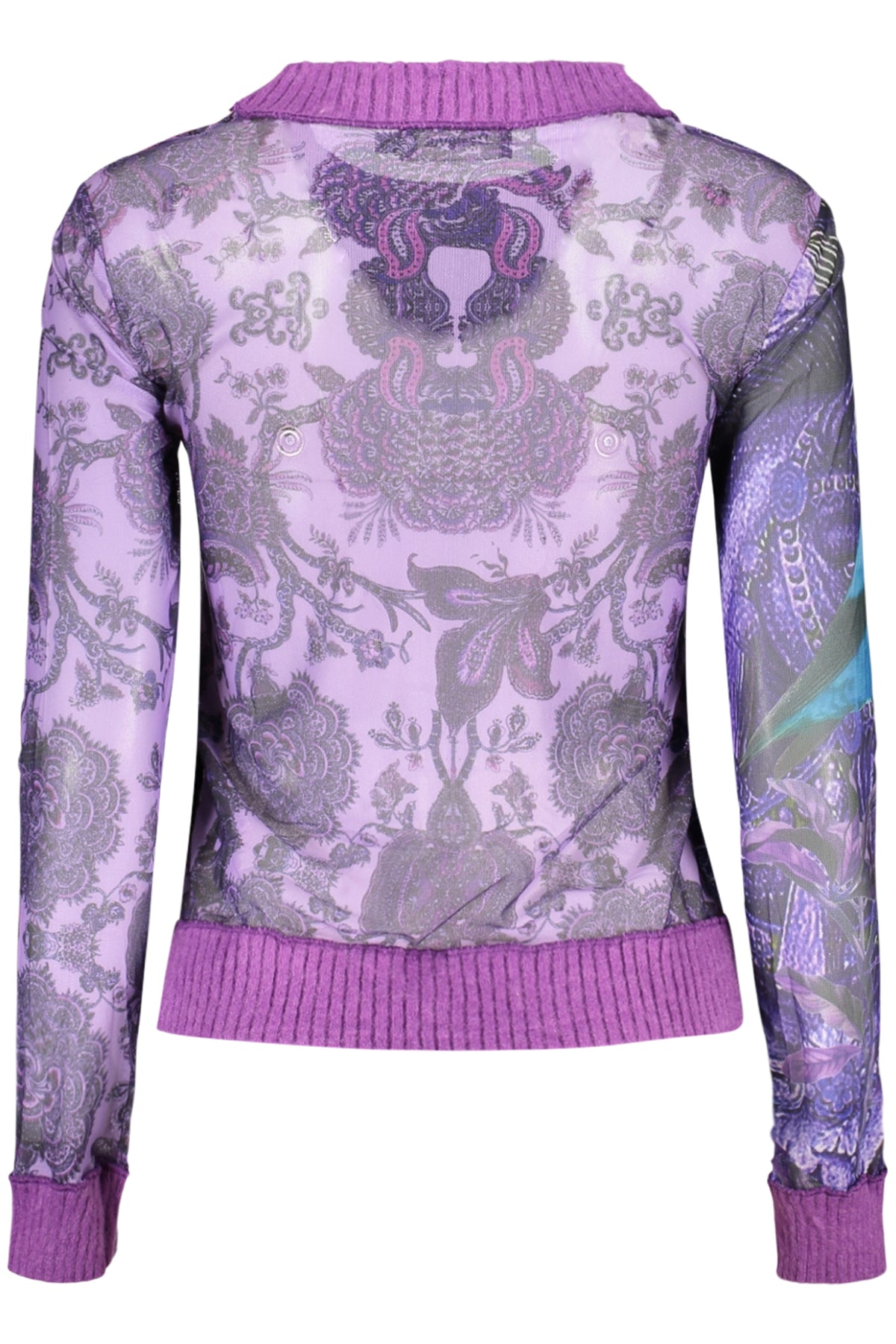 DESIGUAL MAGLIA DONNA VIOLA
