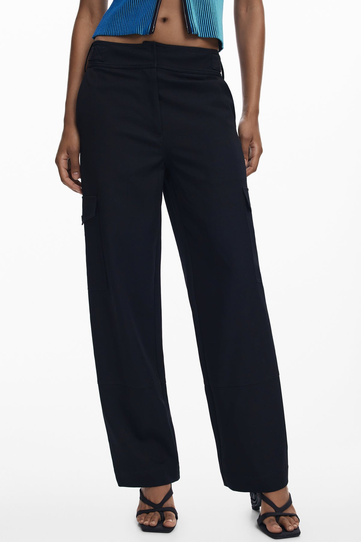 DESIGUAL PANTALONE DONNA NERO