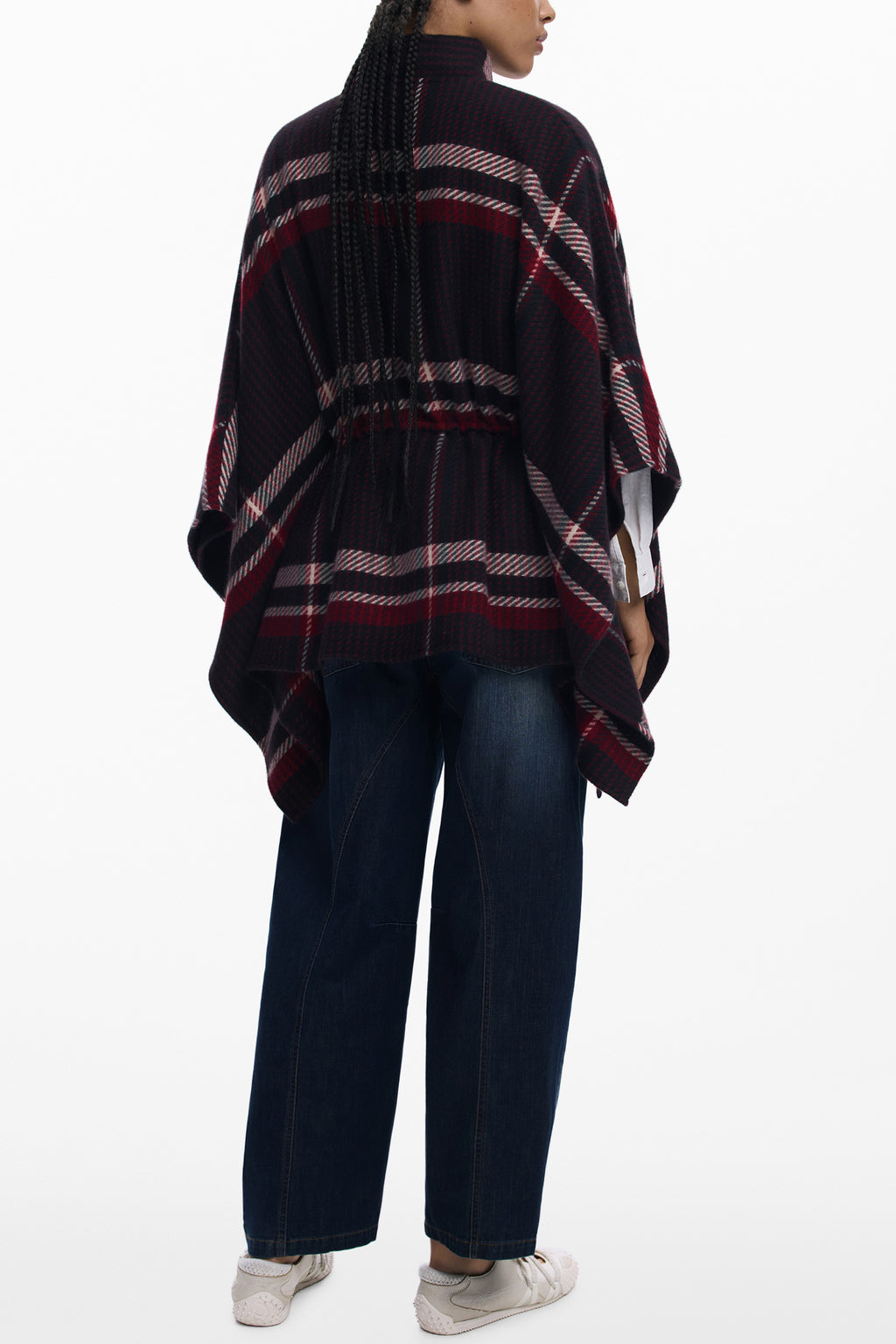 DESIGUAL PONCHO DONNA NERO