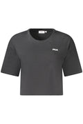 FILA T-SHIRT MANICHE CORTE DONNA NERO