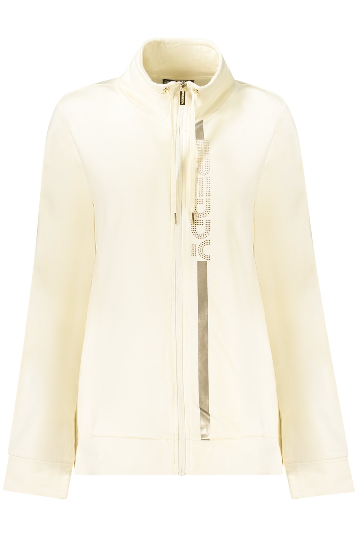 FREDDY FELPA CON ZIP DONNA BIANCO