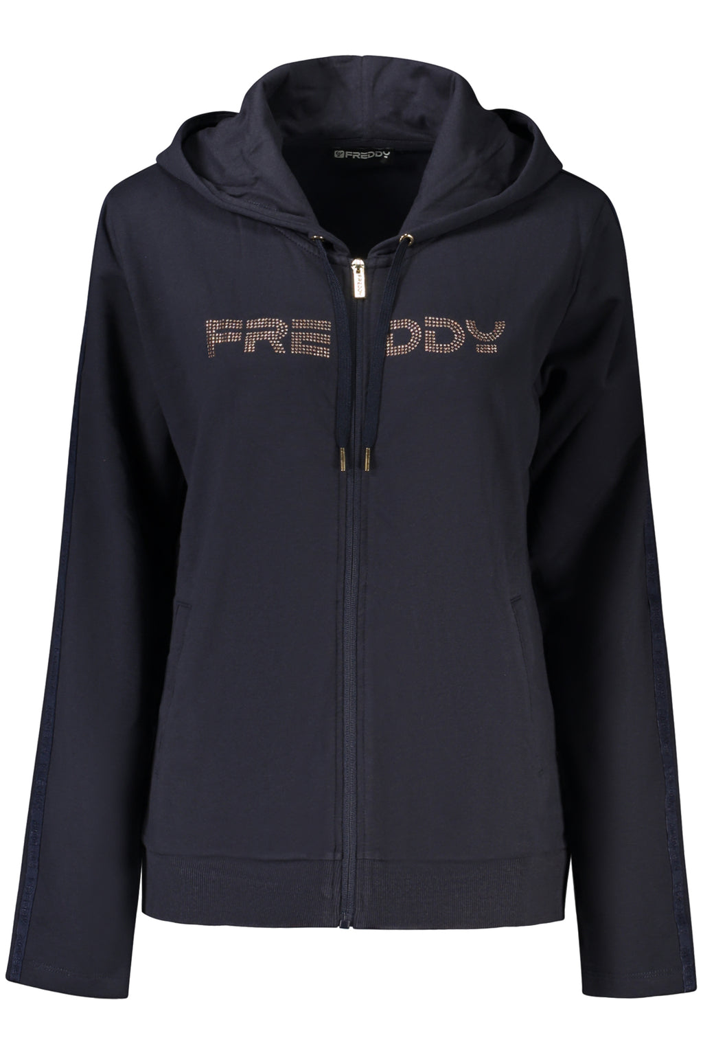 FREDDY FELPA CON ZIP DONNA BLU