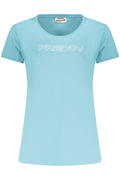 FREDDY T-SHIRT MANICHE CORTE DONNA AZZURRO
