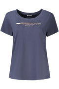 FREDDY T-SHIRT MANICHE CORTE DONNA BLU