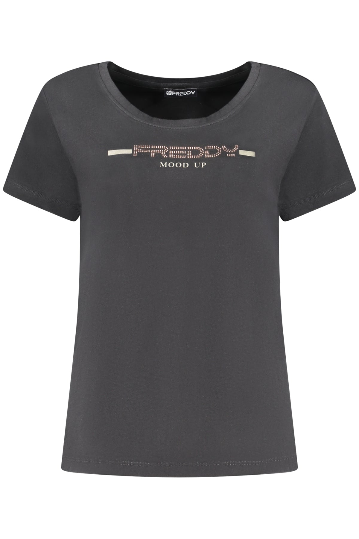 FREDDY T-SHIRT MANICHE CORTE DONNA NERO