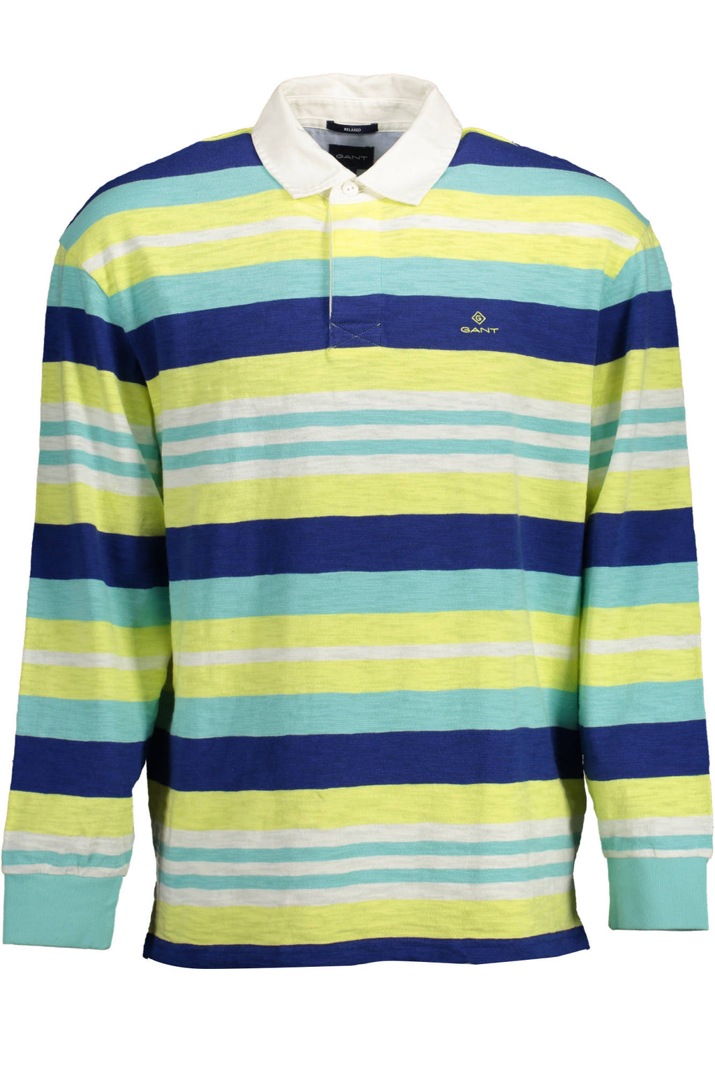 GANT POLO MANICHE LUNGHE UOMO GIALLO
